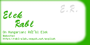 elek rabl business card